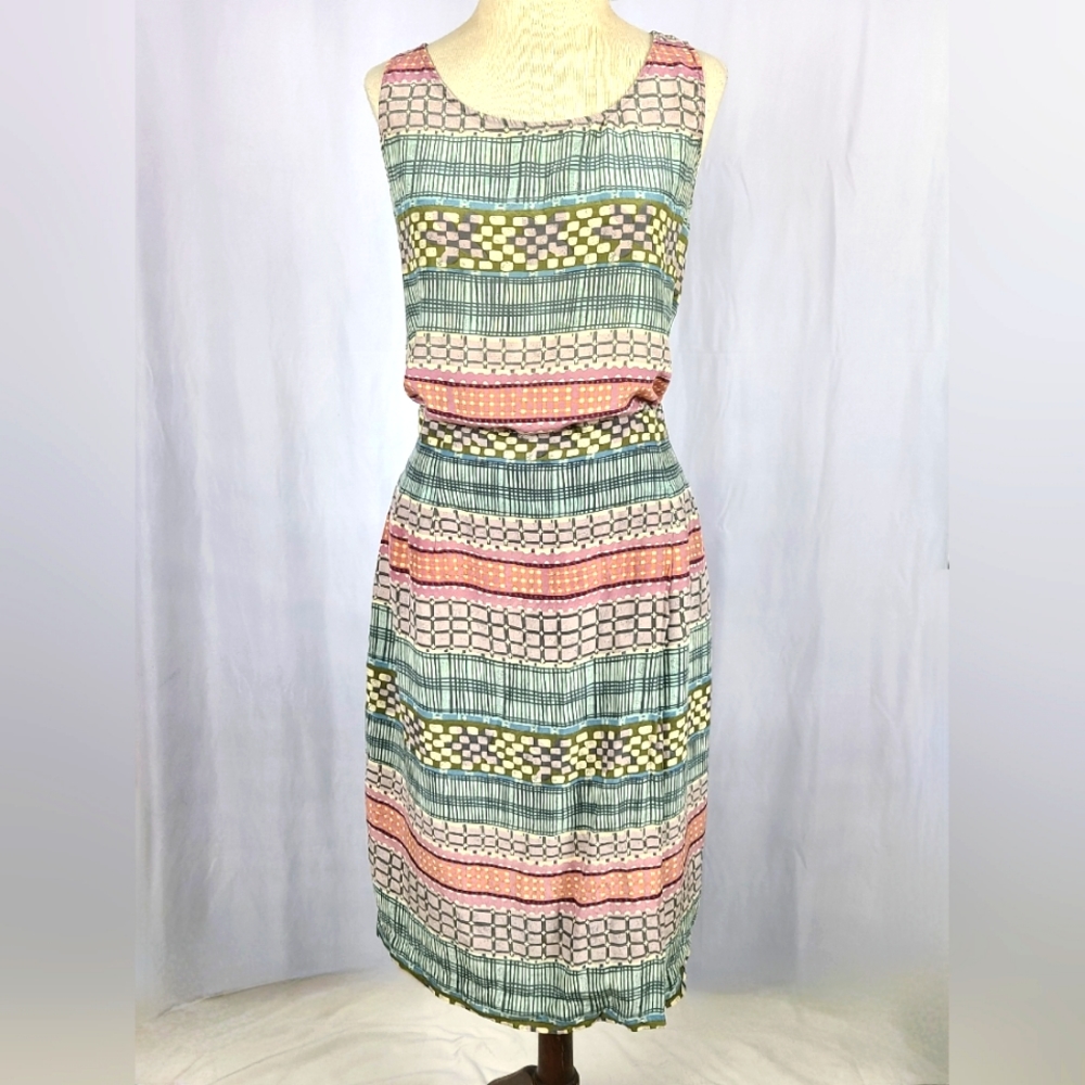 Pendleton Collection 100% Silk Skirt & Top Set Size 12-14